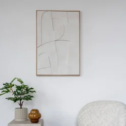 Wohnen Wandbilder*Wandbild mit abstraktem Relief - Clause