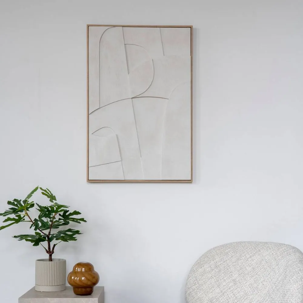 Wohnen Wandbilder*Wandbild mit abstraktem Relief - Clause