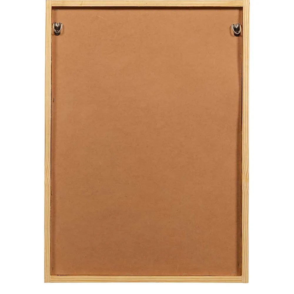 Wohnen Wandbilder aus Jute und Holz - Lachea (2er Set)