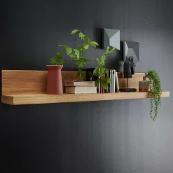 Wohnen Wandboard aus geöltem Wildeiche Massivholz - Loitons