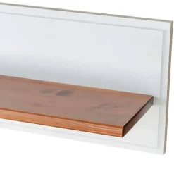 Wohnen Massivholzmöbel|Wohnzimmer-Regale*Wandboard in Weiß und Kiefer - Varicano