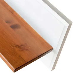 Wohnen Massivholzmöbel|Wohnzimmer-Regale*Wandboard in Weiß und Kiefer - Varicano