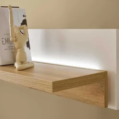 Wohnen Esszimmerregale|Regale*Wandboard mit Licht zweifarbig - Racelyn