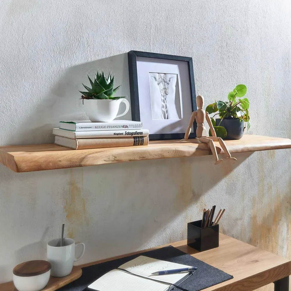 Wohnen Wandboard mit Naturkante in 6 Breiten - Elmin