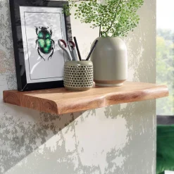 Wohnen Wandboard mit Naturkante in 6 Breiten - Elmin