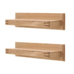 Wohnen Esszimmerregale|Regale*Wandboard Set 90 cm breit - Crupean (2er Set)