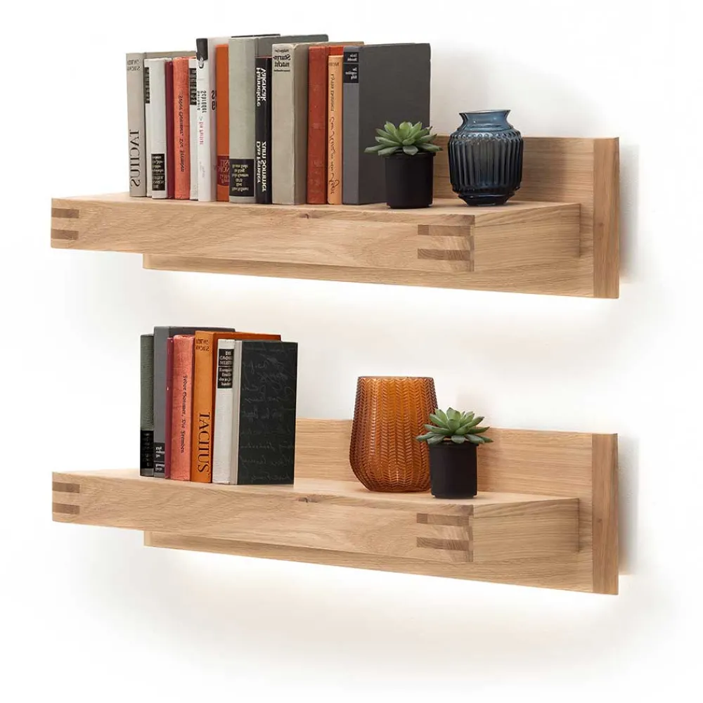 Wohnen Esszimmerregale|Regale*Wandboard Set 90 cm breit - Crupean (2er Set)