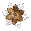 Wohnen Wanddekoration aus Metall Blüte - Vien