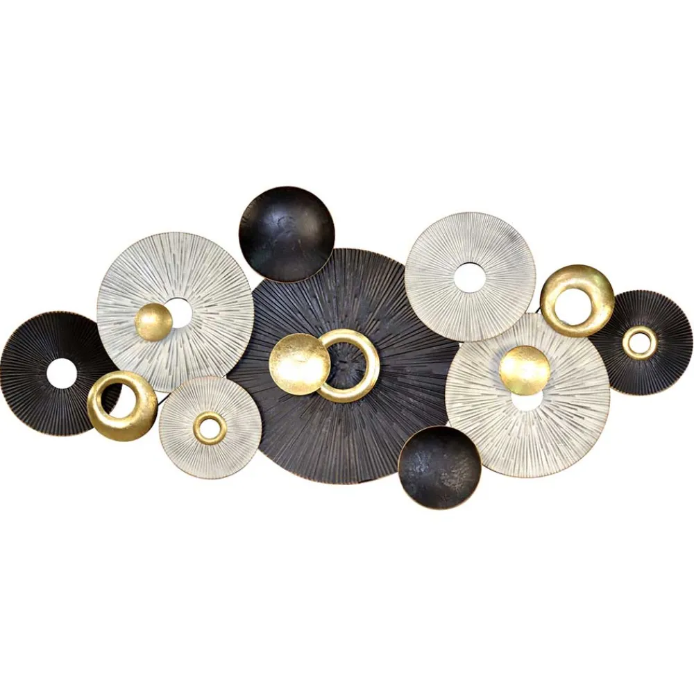 Wohnen Wanddekoration mit kreisförmigen Objekten - Skiatos