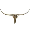 Wohnen Figuren Und Skulpturen*Wanddekoration Stier Kopf in Gold - Fantast