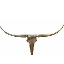 Wohnen Figuren Und Skulpturen*Wanddekoration Stier Kopf in Gold - Fantast