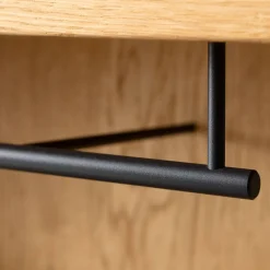 Wohnen Wandgarderobe aus Balkeneiche Massivholz - Robats