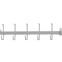 Wohnen Wandgarderobe aus Metall in Alufarben - Kasrinco