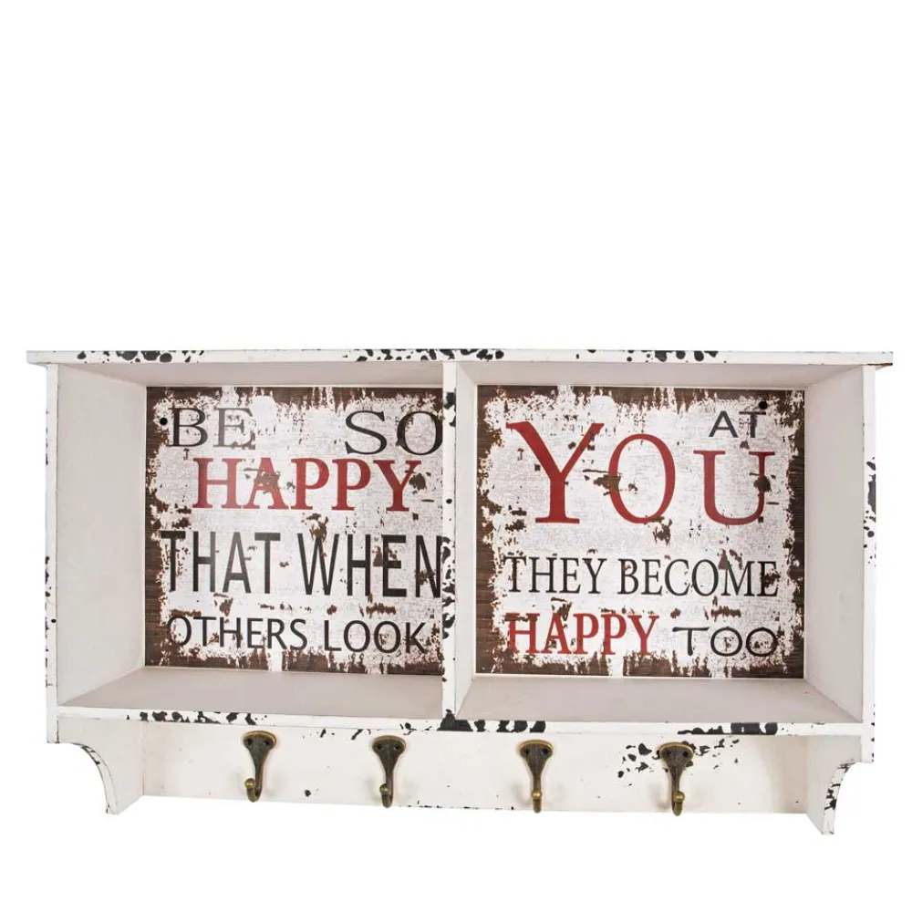 Wohnen Wandgarderobe Esther im Shabby Chic Look