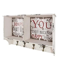 Wohnen Wandgarderobe Esther im Shabby Chic Look