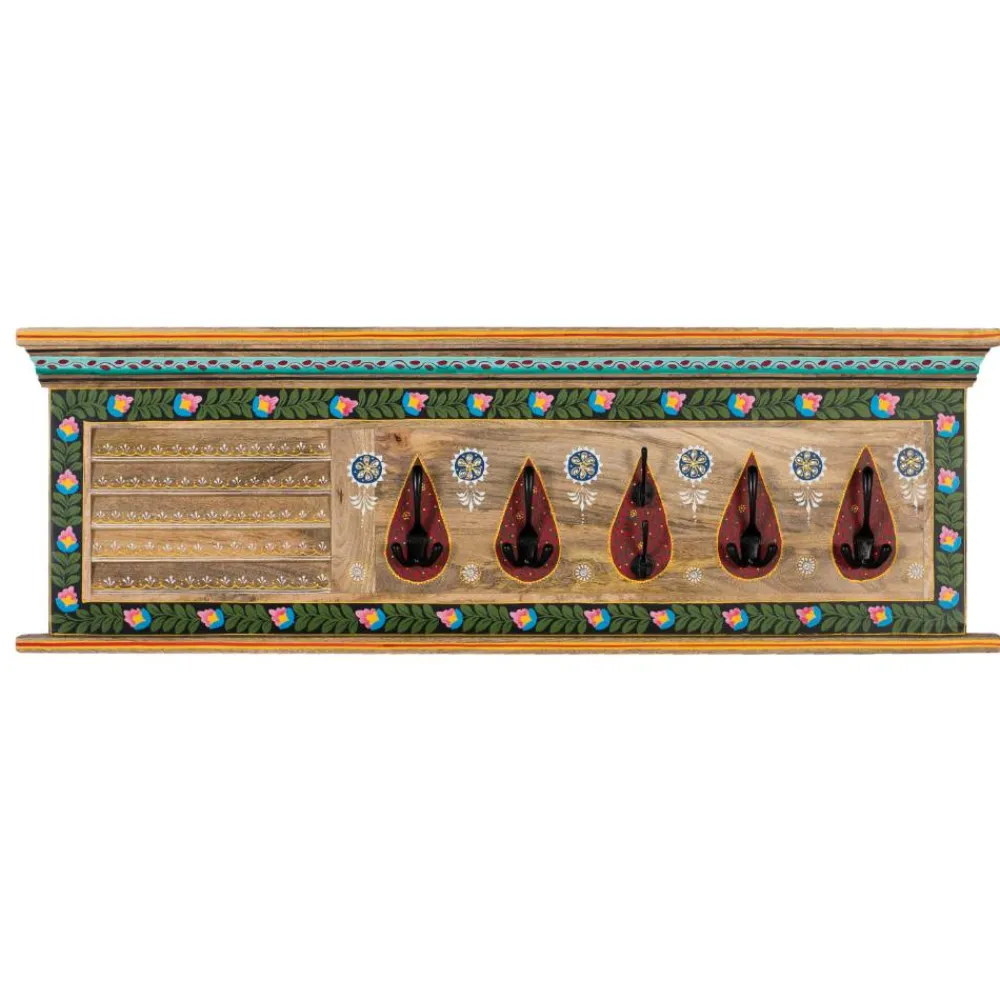 Wohnen Wandgarderobe handbemalt - Vareza