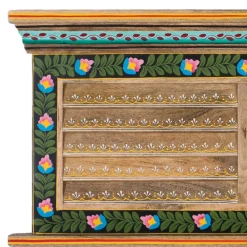 Wohnen Wandgarderobe handbemalt - Vareza