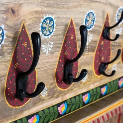 Wohnen Wandgarderobe handbemalt - Vareza