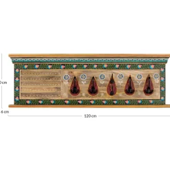 Wohnen Wandgarderobe handbemalt - Vareza