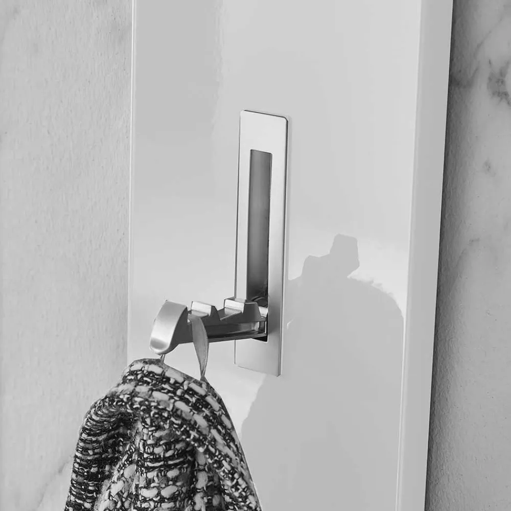 Wohnen Wandgarderobe Vogona in Weiß Hochglanz