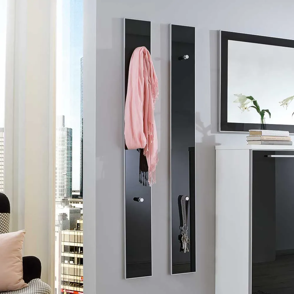 Wohnen Bürogarderoben*Wandgarderoben Paneel Liotra in Anthrazit