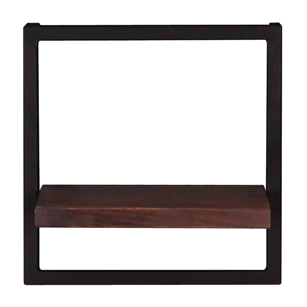 Wohnen Esszimmerregale|Regale*Wandhängeregal aus Recyclingholz Teak - Solapura