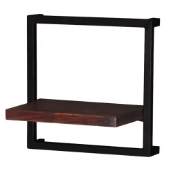 Wohnen Esszimmerregale|Regale*Wandhängeregal aus Recyclingholz Teak - Solapura