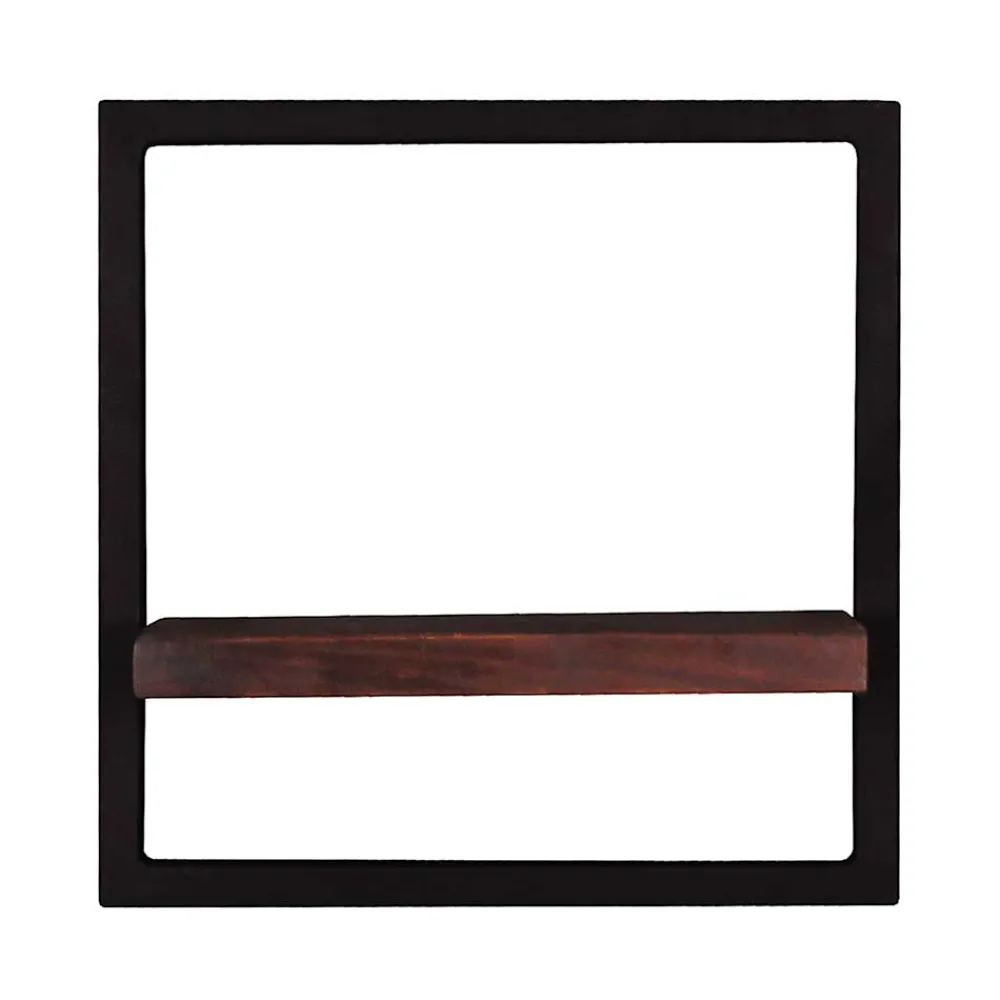 Wohnen Esszimmerregale|Regale*Wandhängeregal aus Recyclingholz Teak - Solapura