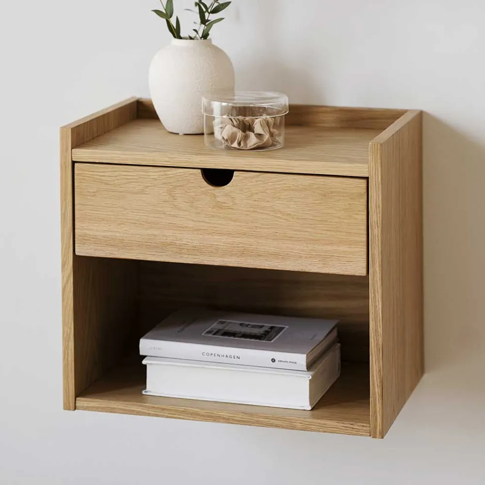 Wohnen Wandkonsole mit Schublade und Fach - Pastranac