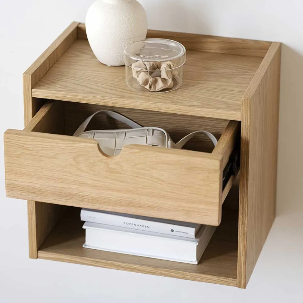 Wohnen Wandkonsole mit Schublade und Fach - Pastranac