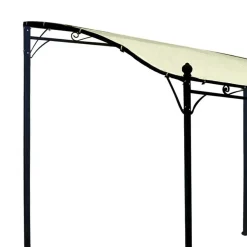 Wohnen Wandpavillon Nanini in Creme & Schwarz