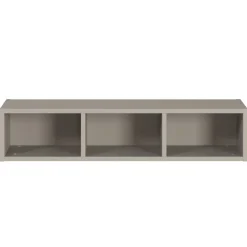 Wohnen Kinderregale*Wandregal in Grau mit drei Fächern - Suzanas