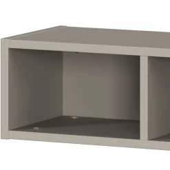 Wohnen Kinderregale*Wandregal in Grau mit drei Fächern - Suzanas