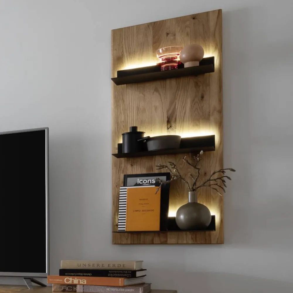 Wohnen Esszimmerregale|Regale*Wandregal mit LED Beleuchtung - Dagmy