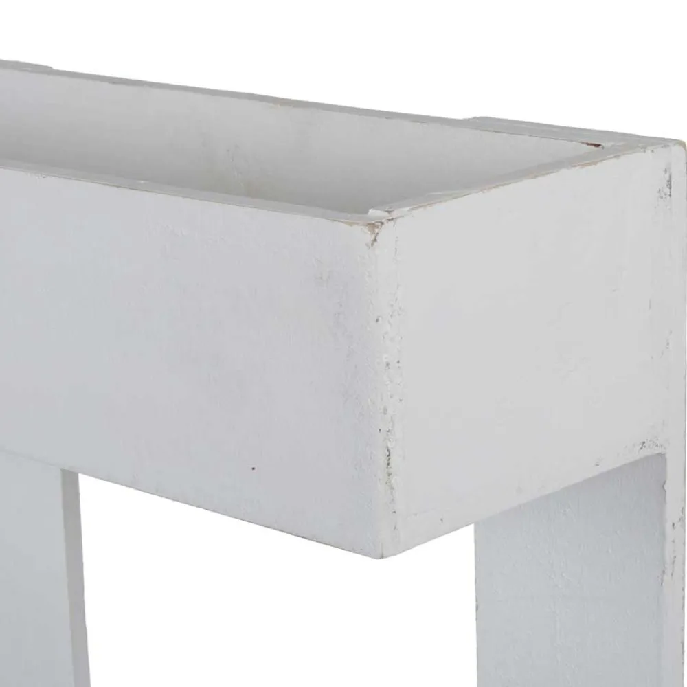 Wohnen Wandregal Paletten Design in Weiß - Rivaso