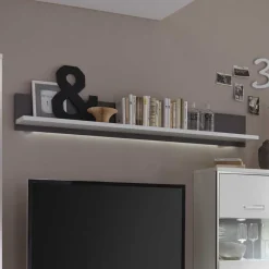 Wohnen Wandregal Tacroma mit LED Beleuchtung