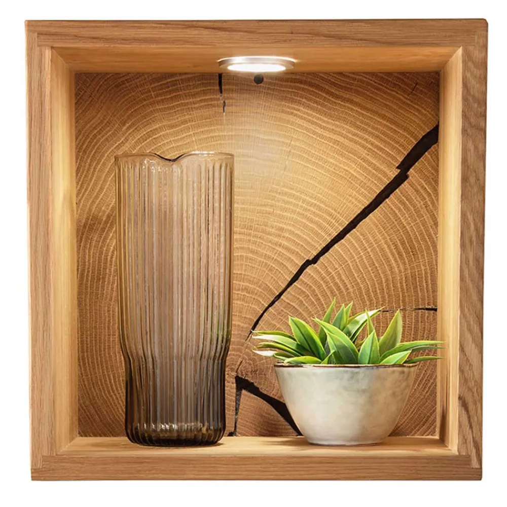 Wohnen Wandregal 34x34x20 cm mit Rückwand - Acapella