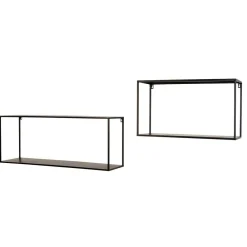 Wohnen Wandregale ohne Rückwand Set - Krona (zweiteilig)