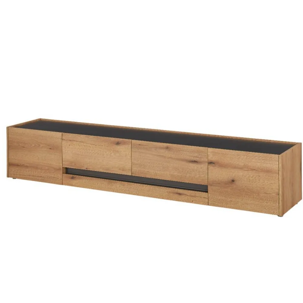 Wohnen Wandregal-Paneel und TV-Lowboard Set - Colomania (zweiteilig)