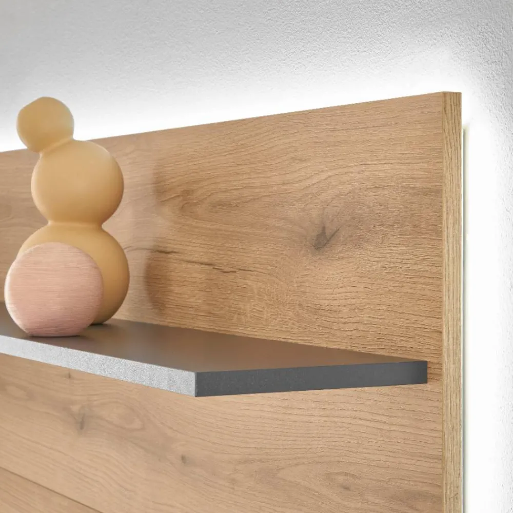 Wohnen Wandregal-Paneel und TV-Lowboard Set - Colomania (zweiteilig)