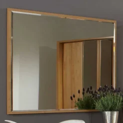 Wohnen Spiegel|Flurspiegel*Wandspiegel Bordeaux aus Erle