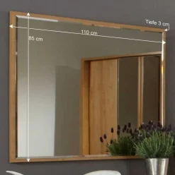 Wohnen Spiegel|Flurspiegel*Wandspiegel Bordeaux aus Erle