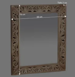 Wohnen Orientalische Möbel|Spiegel*Wandspiegel im Landhaus Vintage Look - Runiasa