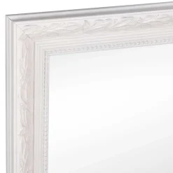 Wohnen Glasmöbel|Vintage Möbel*Wandspiegel im Vintage Look in Weiß Holzrahmen - Liancos