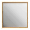 Wohnen Wandspiegel in Quadratisch mit Holzrahmen - Etvina