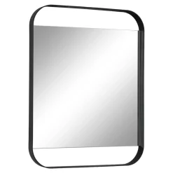 Wohnen Spiegel|Flurspiegel*Wandspiegel in Schwarz aus Stahl - Wonbra