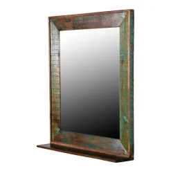 Wohnen Shabby Chic Möbel|Spiegel*Wandspiegel Jamaica in Bunt lackiert