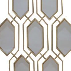 Wohnen Wandspiegel Lyneka in Gold antik