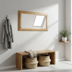 Wohnen Spiegel|Flurspiegel*Wandspiegel Masdamos aus Wildeiche massiv