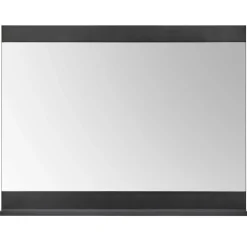 Wohnen Wandspiegel mit Ablage in Dunkelgrau - Timuras